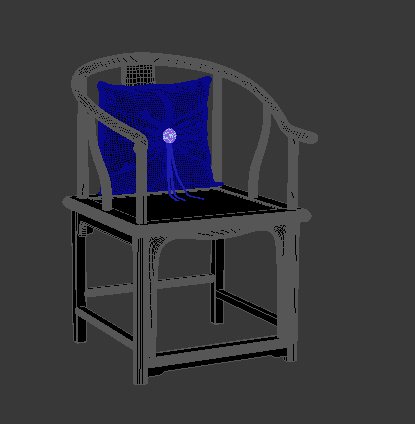 中式风格太师椅设计3dmax模型[原创]