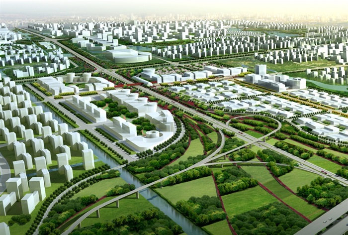 江苏南通市经济技术开发区核心区公园景观规划