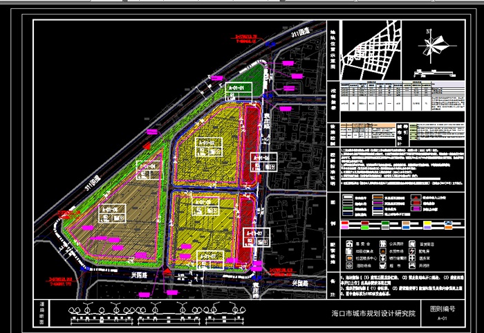 城市地块居住区规划设计平面图[原创]