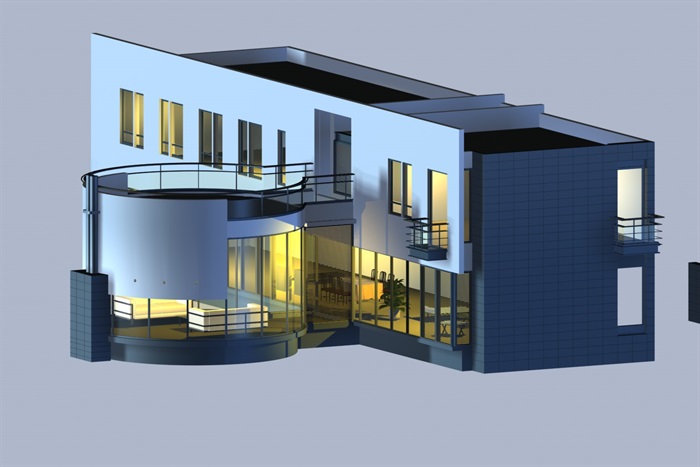 某别墅详细建筑3d模型