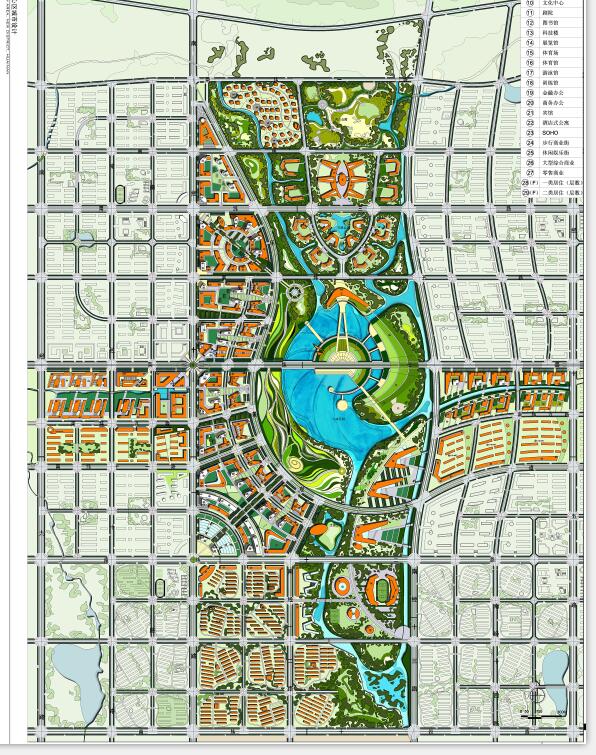 现代完整的城市规划设计jpg平面图[原创]