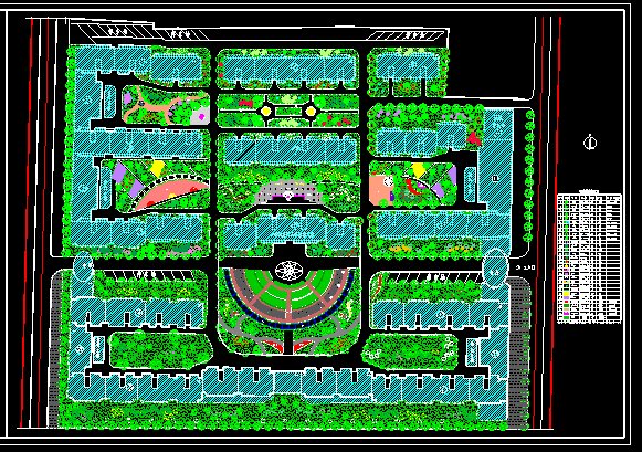 drawing of district planning greening] 小区规划绿化设计图纸,平面