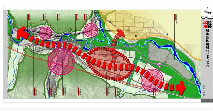 某省西宁市民和县城市总体规划设计jpg方案[原创]