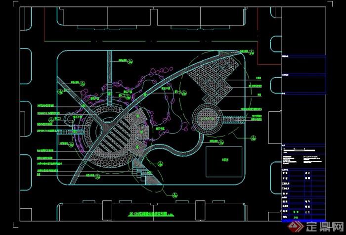 小广场全套设计cad施工图[原创]