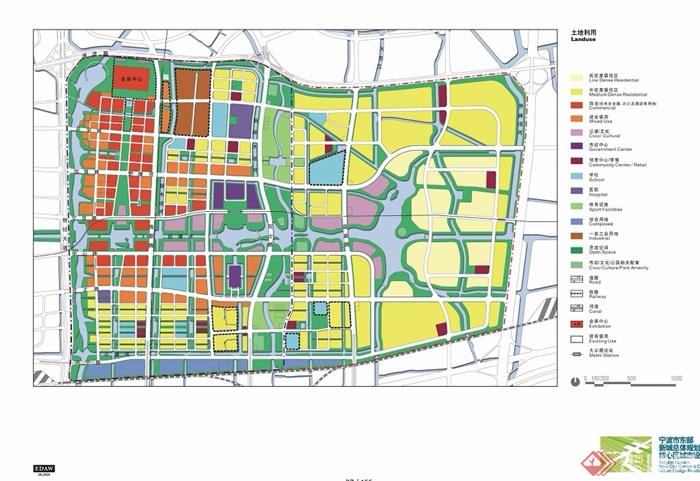 某市东部新城总体规划及核心区城市设计jpg方案[原创]