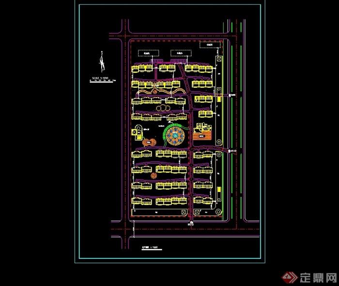 某多层小区规划设计cad方案