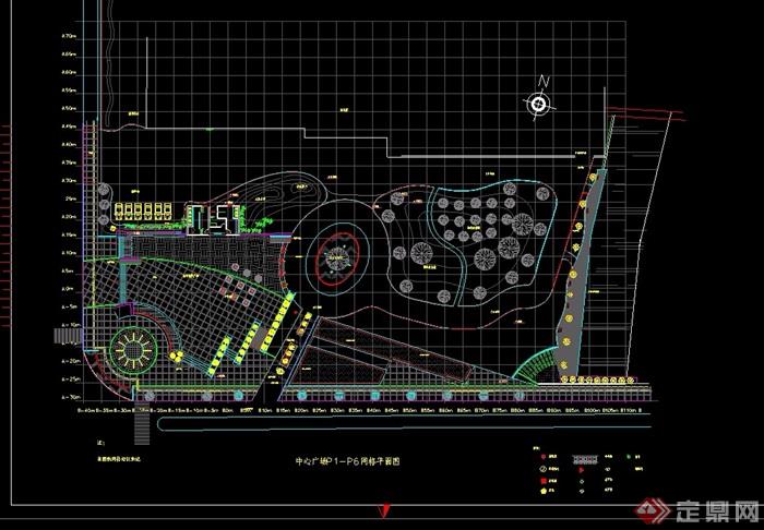 现代广场景观设计平面图