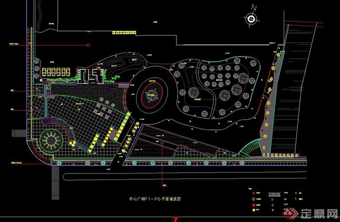 现代广场景观设计平面图