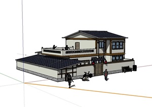 南方民居住宅设计SU(草图大师)模型
