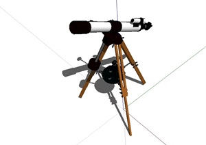 望远镜设计SU(草图大师)模型