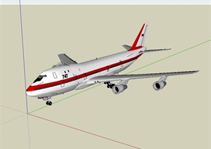 多种不同的飞机设计SU(草图大师)模型