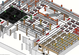 丰宁商场及超市含CAD+效果图+模型