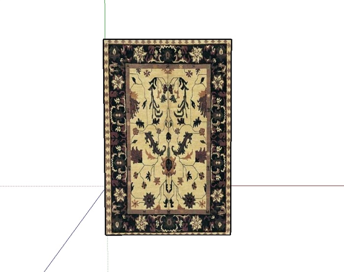 15种不同的地毯设计su模型(3)
