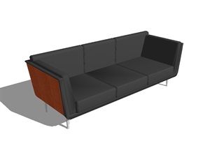 办公室沙发设计SU(草图大师)模型