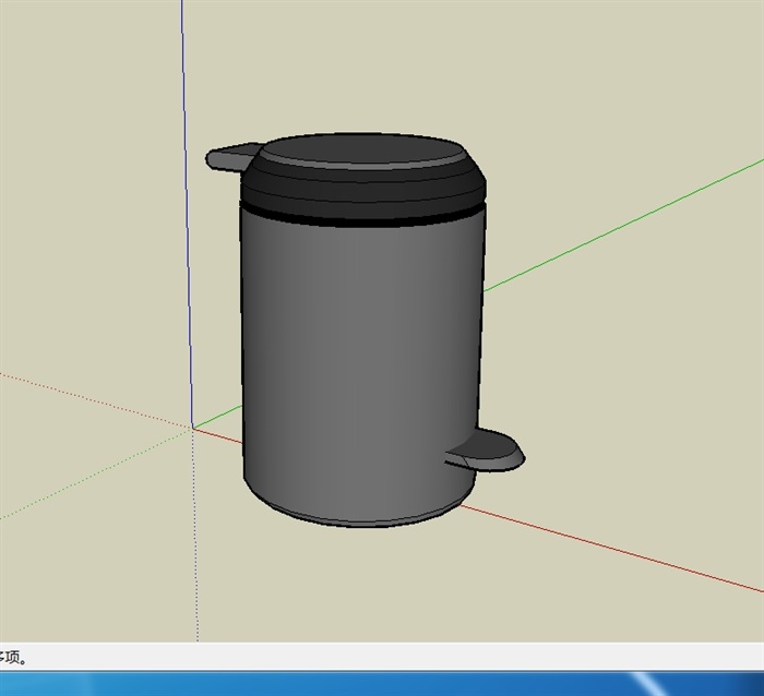 某室内垃圾桶设计su模型(1)