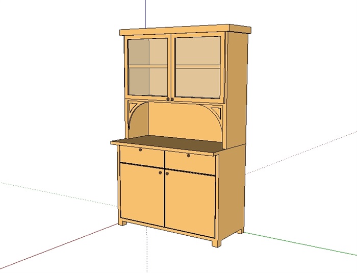 住宅空间柜子设计su模型(1)