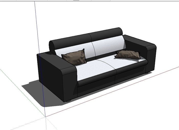 某住宅室内空间沙发su模型(1)