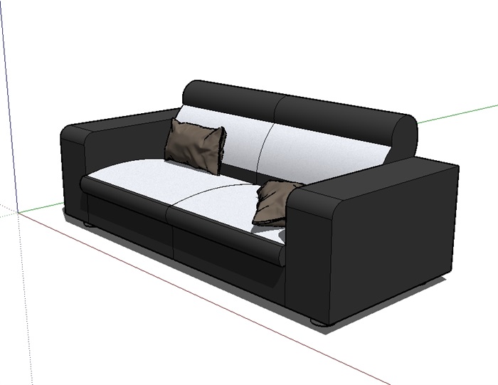 某住宅室内空间沙发su模型(2)
