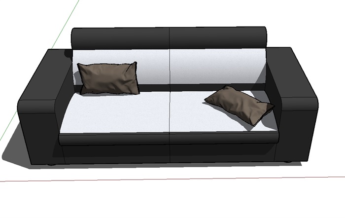 某住宅室内空间沙发su模型(3)