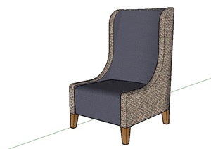 沙发靠椅设计SU(草图大师)模型