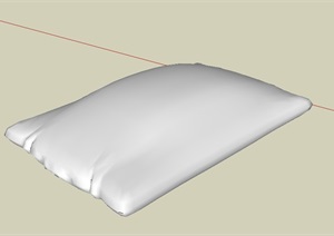枕芯设计SU(草图大师)模型