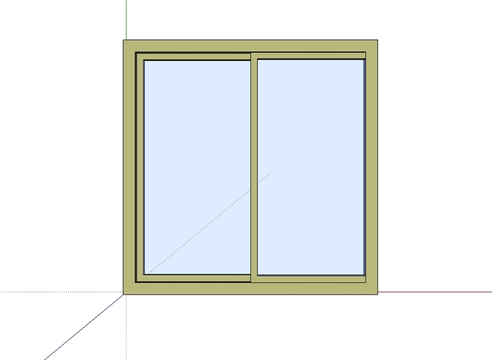 某室内空间门、窗、梯设计su模型(3)