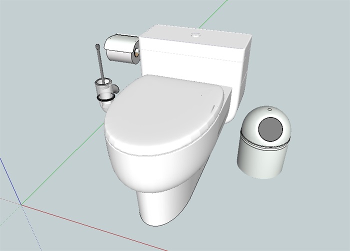 卫生间设施素材设计su模型(6)