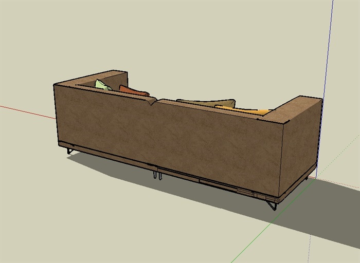某住宅室内沙发su模型(3)