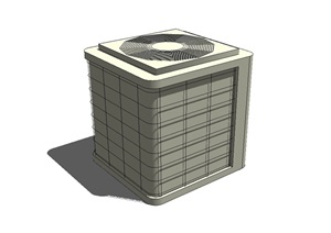 55个不同的空调暖通设备设计SU(草图大师)模型