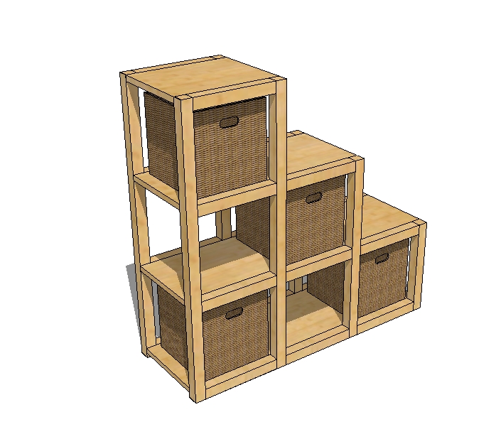简约室内住宅空间柜子su模型(2)