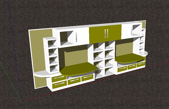 室内柜子经典设计su模型(3)