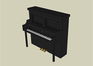 某钢琴设计SU(草图大师)模型