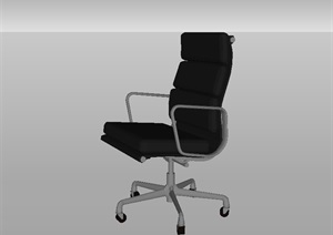 可移动电脑椅设计SU(草图大师)模型