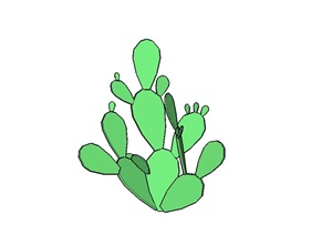 22种小型植物3D设计SU(草图大师)模型