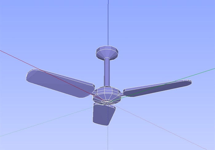 10个不同的风扇设计su模型(4)
