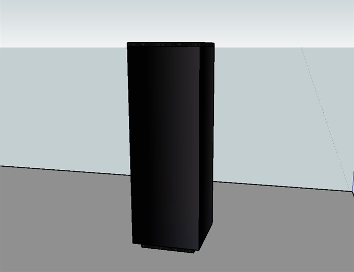 柱子底座设计su模型(2)