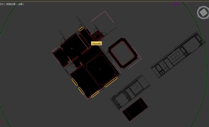 某欧式住宅室内空间客厅设计3d模型含效果图(2)