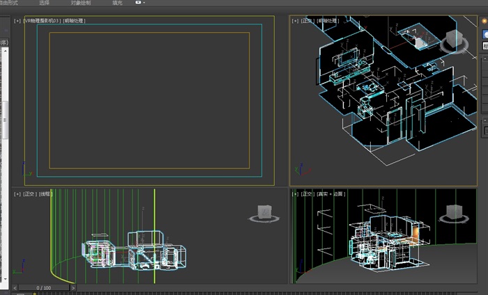 现代住宅室内空间3d模型(2)