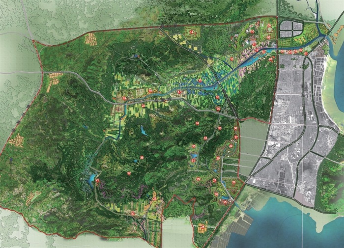 即墨鳌山湾森林公园区域总体规划及大任河湿地公园详细规划设计方案高清文本(7)