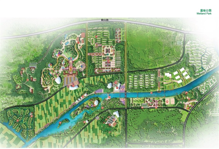 即墨鳌山湾森林公园区域总体规划及大任河湿地公园详细规划设计方案高清文本(9)