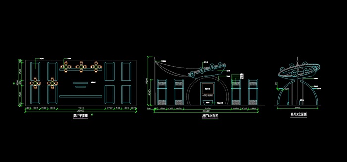现代船舶展厅设计3d模型psd效果图及cad方案(3)