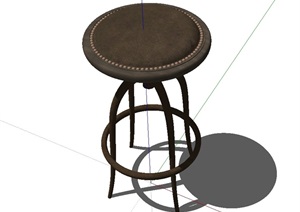 吧台坐凳设计SU(草图大师)模型