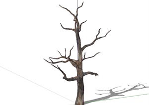 树干装饰品设计SU(草图大师)模型