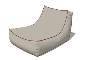 单人沙发独特设计SU(草图大师)模型
