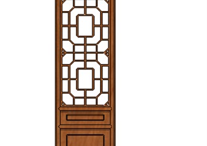古典室内门窗设计SU(草图大师)模型