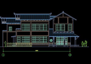 日式别墅建筑施工图