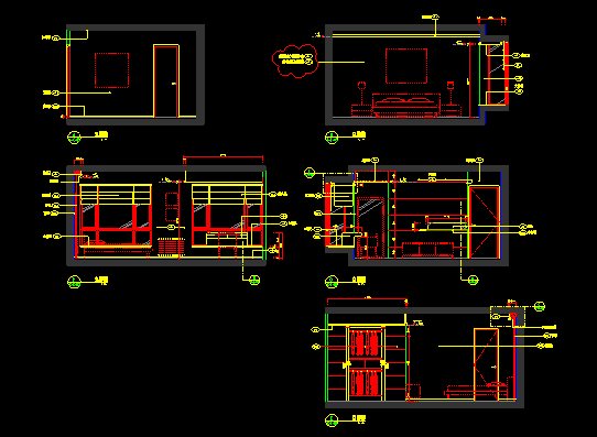 两室两卫家装设计施工图(3)