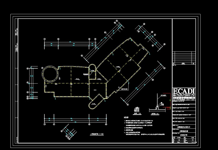 住宅室内装饰空间设计cad施工图(6)