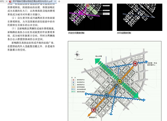 京沪高铁无锡站场地区概念规划pdf方案(5)