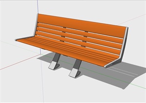 经典室外景观座椅SU(草图大师)模型